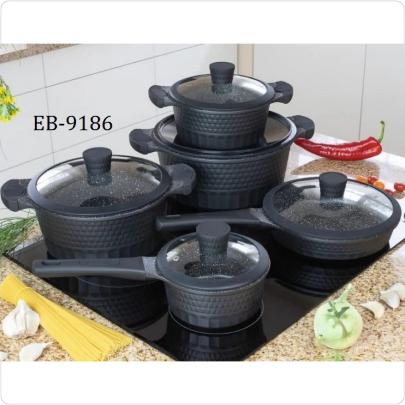 10pcs Edenburg cookware set