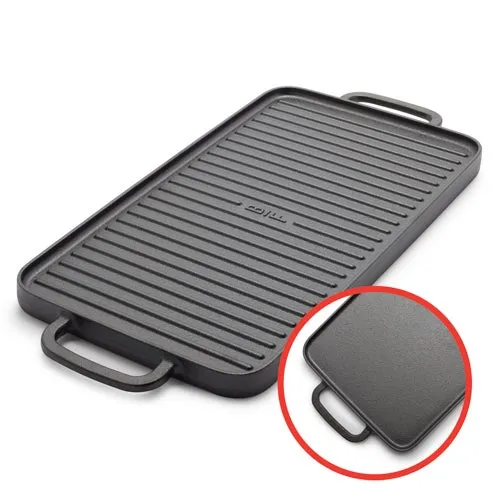 11" x 16.5" Cast Iron Reversible Grill & Griddle