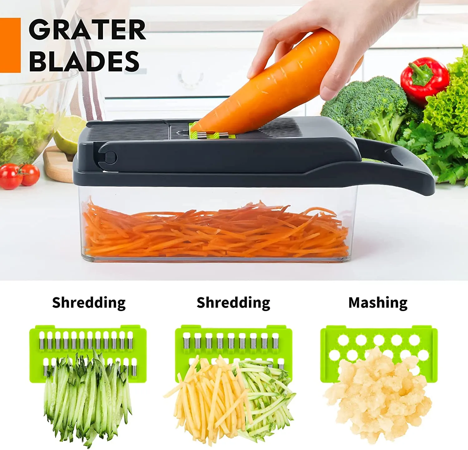 14 in 1 Multifunctional Vegetable Chopper and Slicer