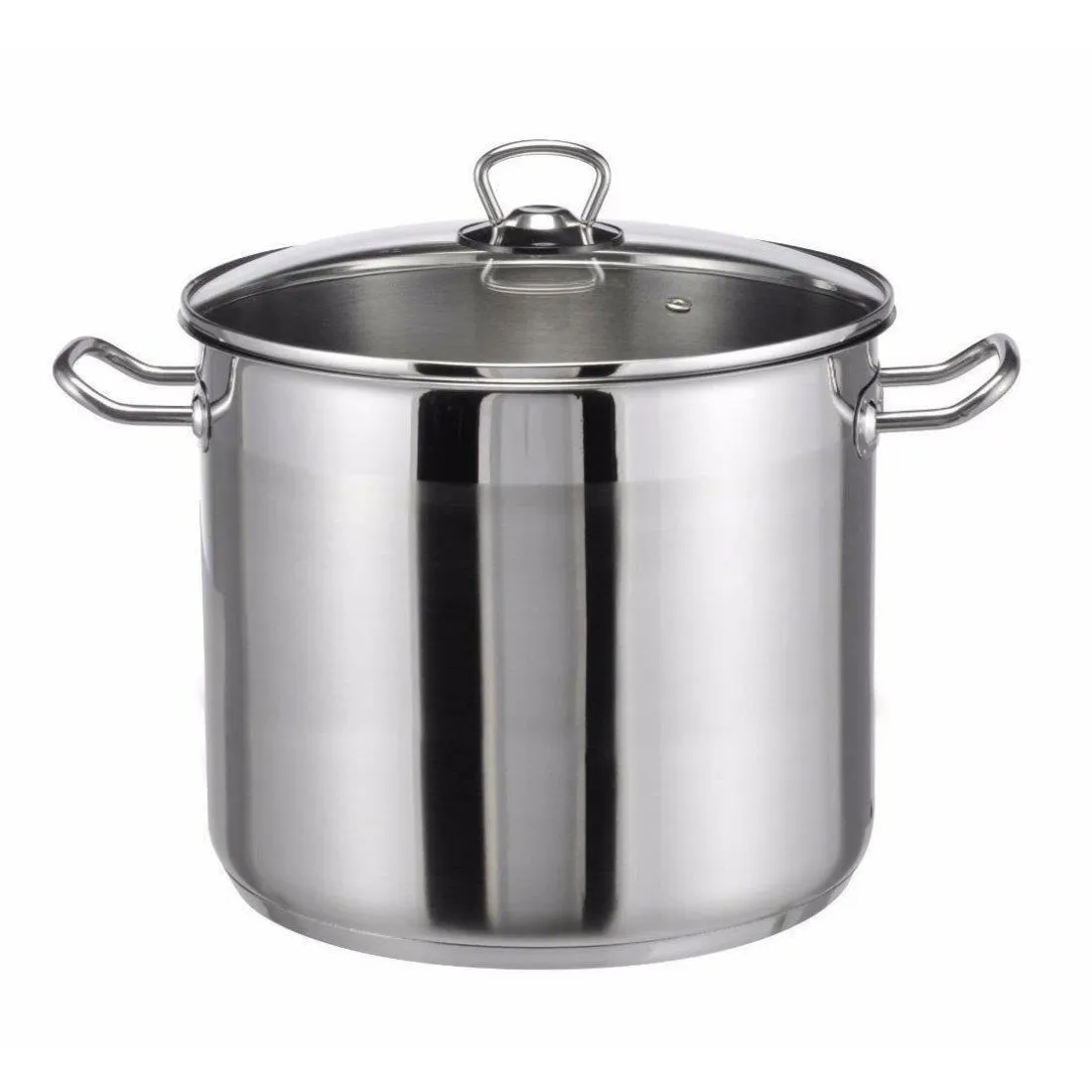 15 Litre Stock Pot With Glass Lid