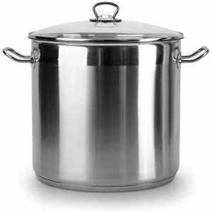 15 Litre Stock Pot With Glass Lid