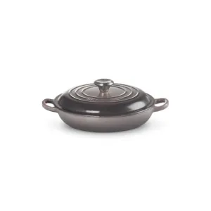 1.5qt Signature Cast Iron Braiser, Oyster