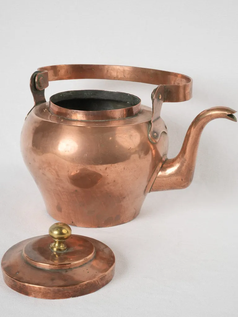 19th century French copper kettle - 8 liter