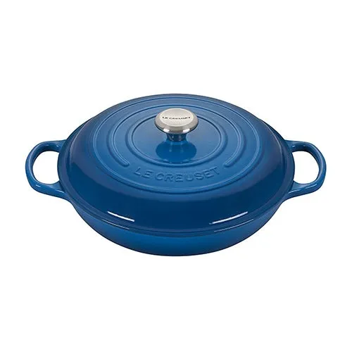 3.5qt Signature Cast Iron Braiser Marseille