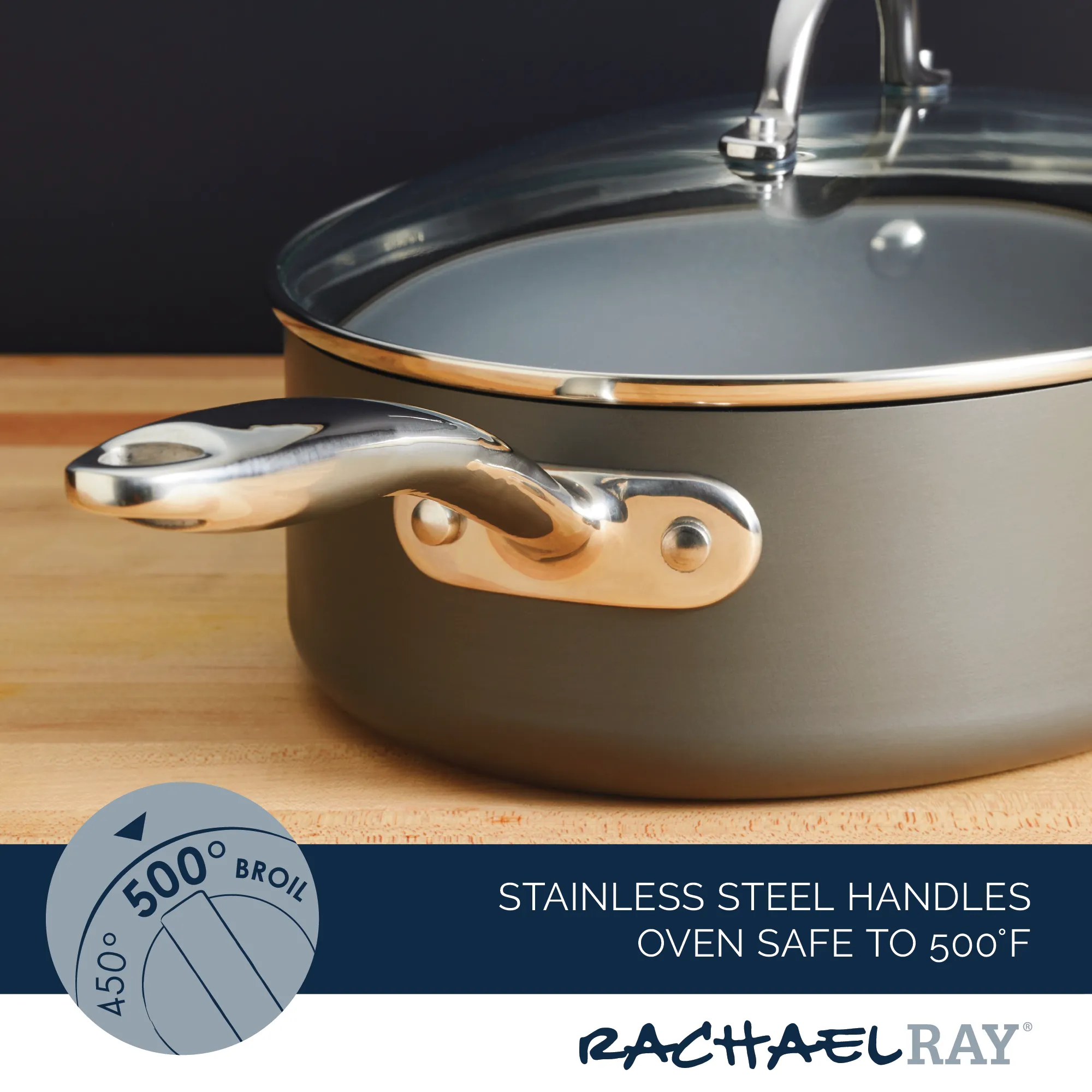 5-Quart Oval Sauté Pan with Lid