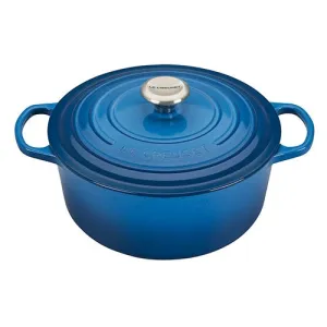 5.5qt Signature Cast Iron Round Dutch Oven Marseille