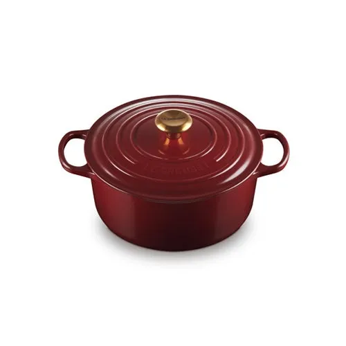 5.5qt Signature Cast Iron Round Dutch Oven, Rhone