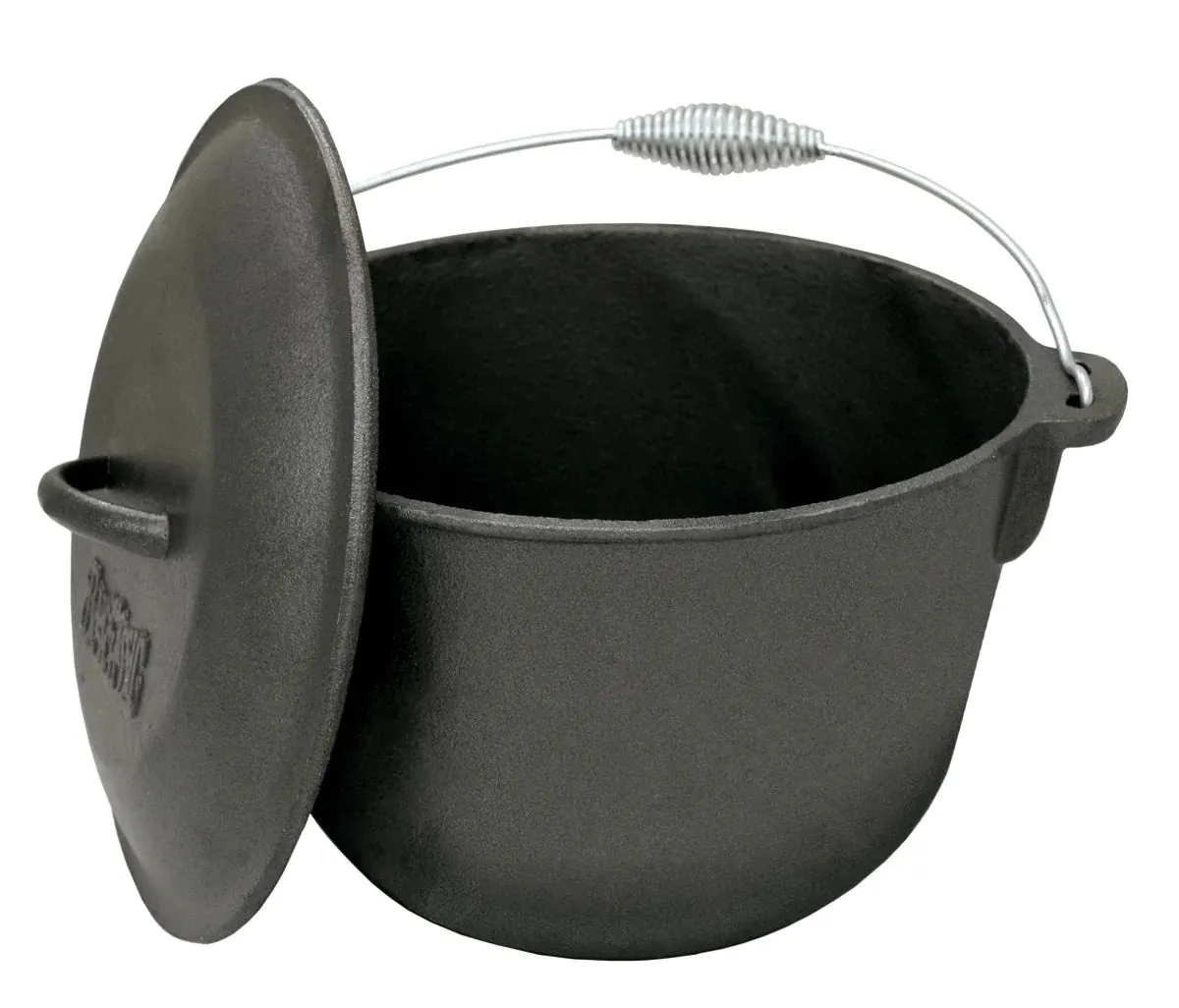 6-Qt Cast Iron Covered Soup Pot