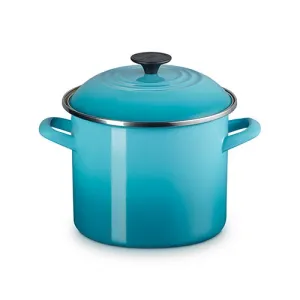 6qt Enamel on Steel Covered Stockpot, Caribbean