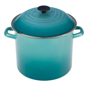 8qt Enamel on Steel Covered Stockpot Caribbean