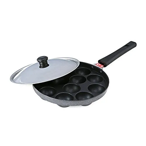 Anjali - DAL12 Diamond Series Aluminium Appa Patra (Black)