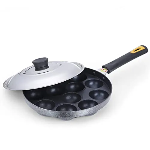 Anjali - DAL12 Diamond Series Aluminium Appa Patra (Black)