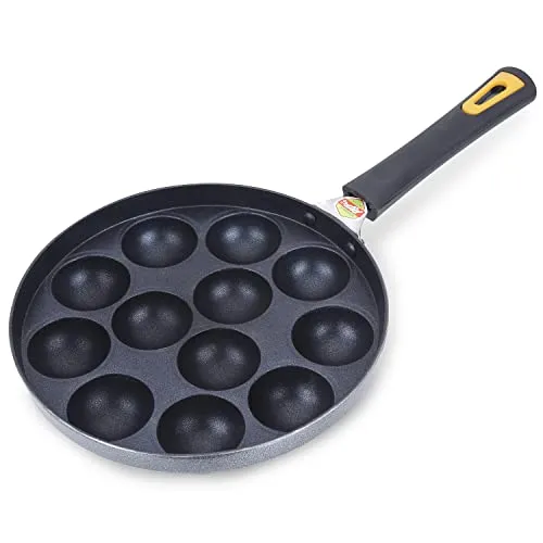 Anjali - DAL12 Diamond Series Aluminium Appa Patra (Black)