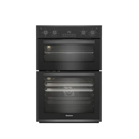 Blomberg RODN9202DX Built In Electric Double Oven Dark Steel