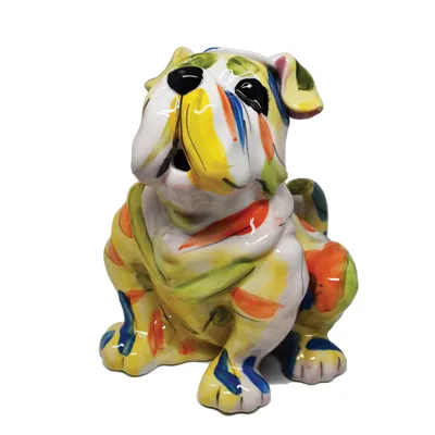 Blue Sky Bulldog Tea Pot