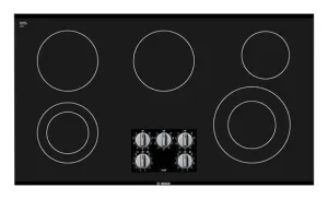 Bosch 500 Series NEM5666UC 36" BLK 5 Cooking Zones Smoothtop Electric Cooktop