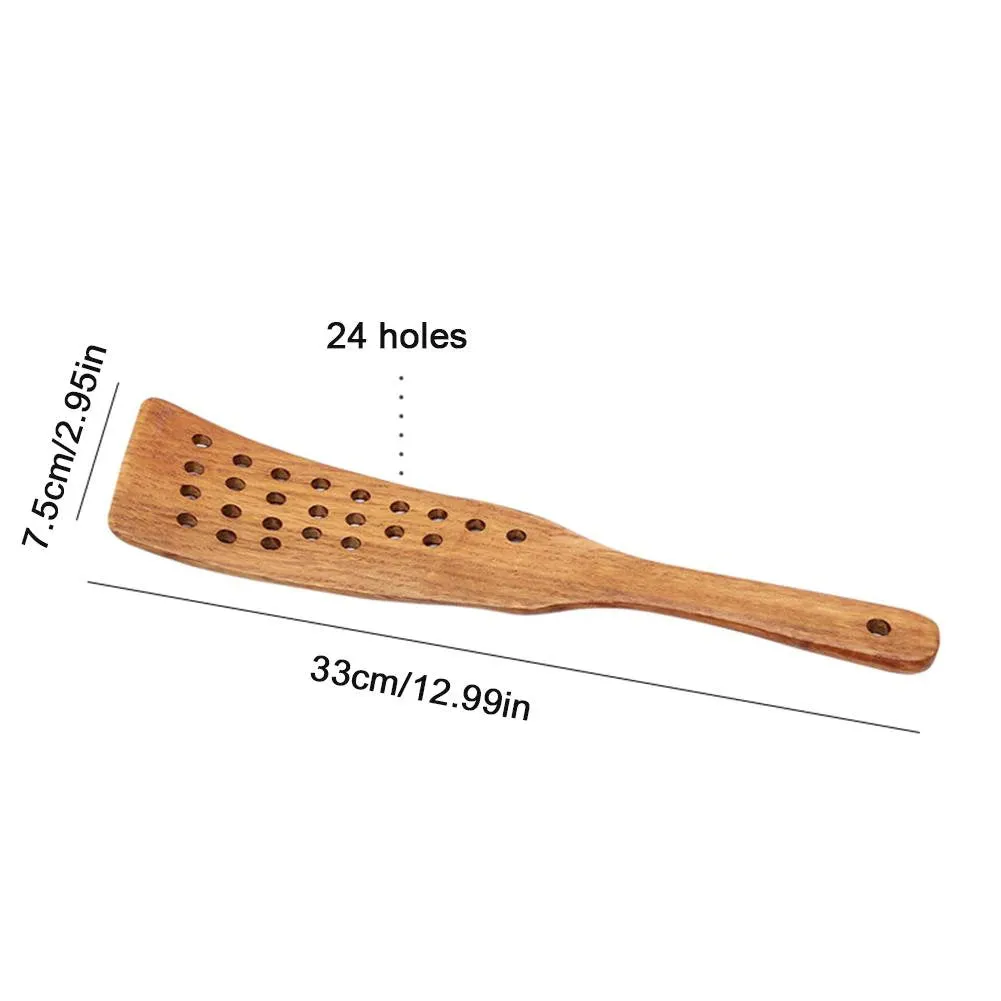 Cooking Spatula Utensil | Wood Spoon Set | Wooden Spatula| Wood Shovel For Non-stick Pan | Rice Spoon | Kitchen Cooking Tool | Cookware Tool