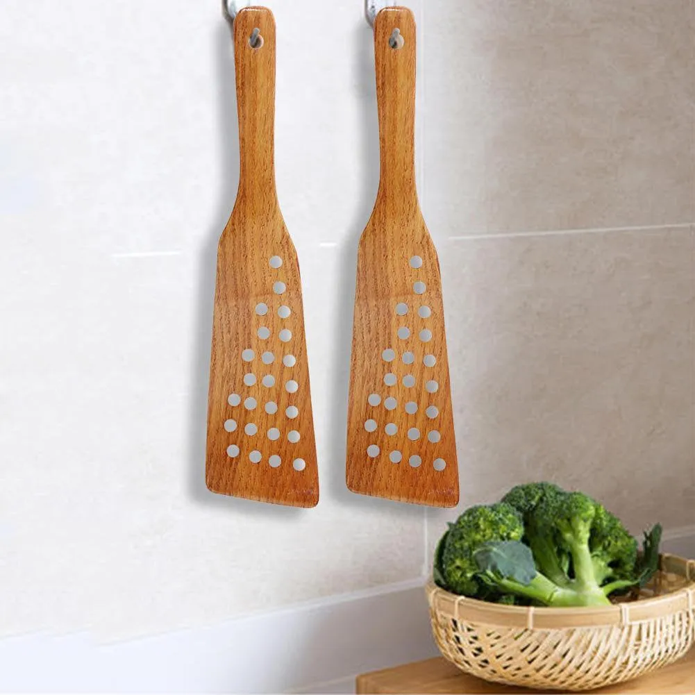 Cooking Spatula Utensil | Wood Spoon Set | Wooden Spatula| Wood Shovel For Non-stick Pan | Rice Spoon | Kitchen Cooking Tool | Cookware Tool