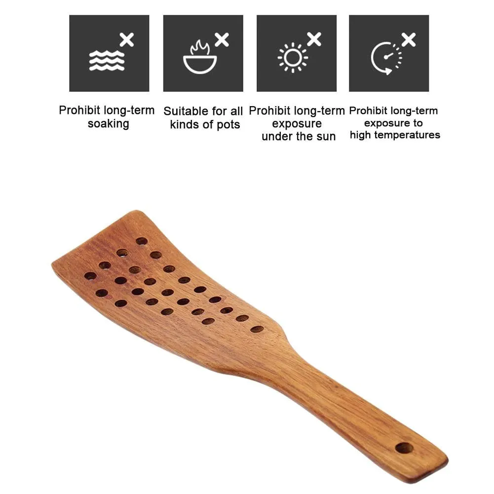 Cooking Spatula Utensil | Wood Spoon Set | Wooden Spatula| Wood Shovel For Non-stick Pan | Rice Spoon | Kitchen Cooking Tool | Cookware Tool