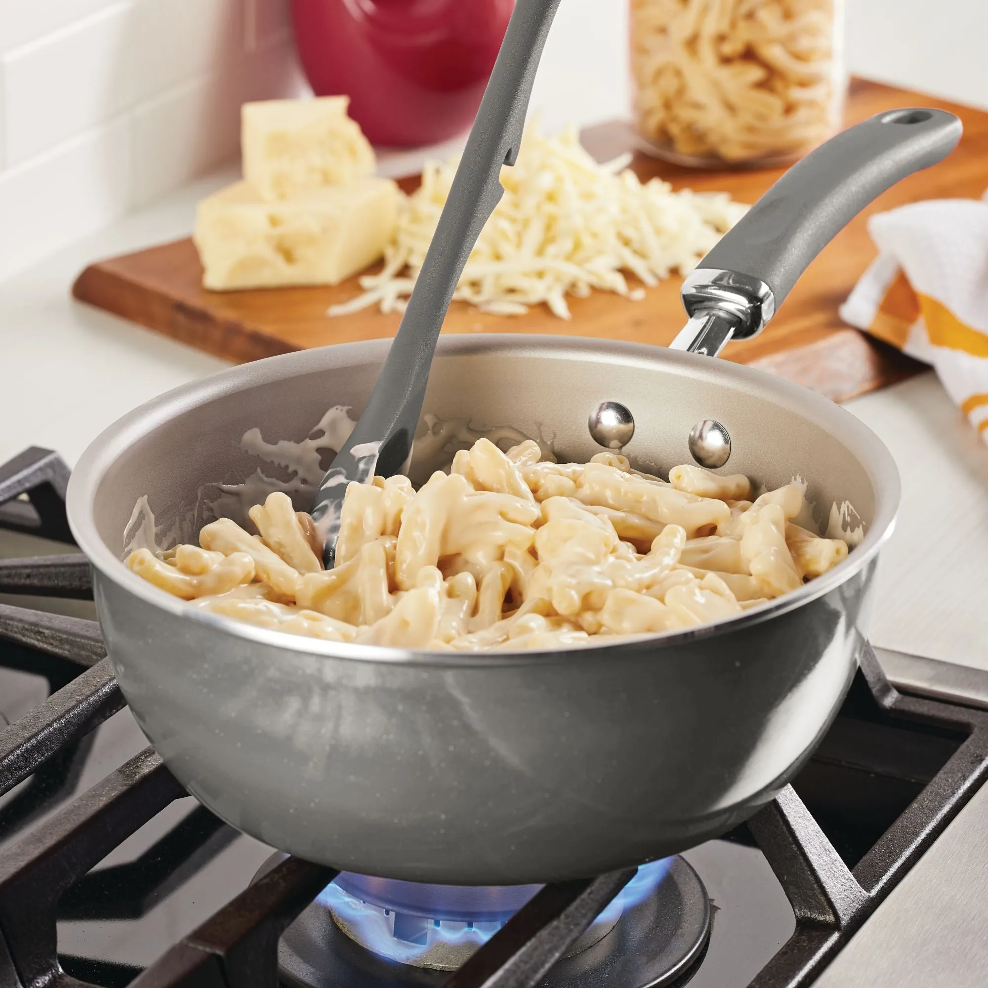 Create Delicious 3-Quart Hard Anodized Nonstick Induction  Covered Everything Pan