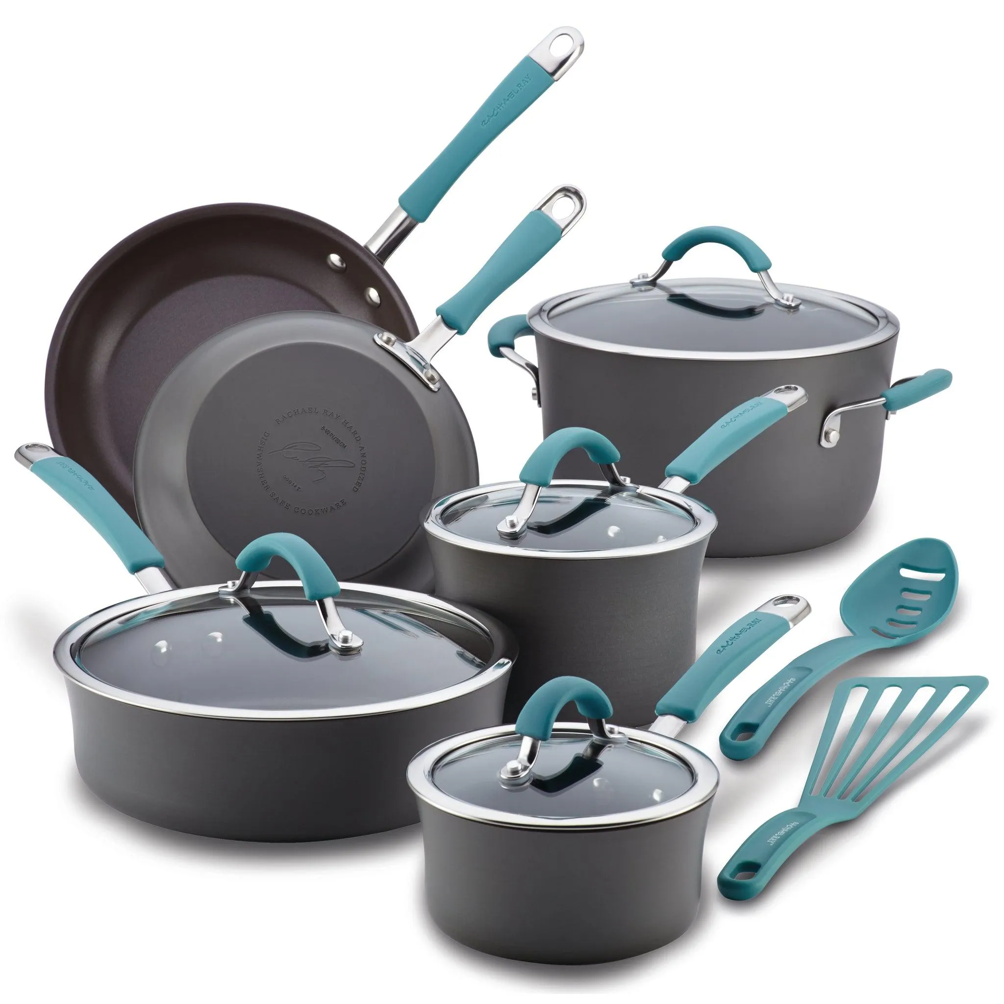 Cucina Hard Anodized 12-Piece Cookware Set