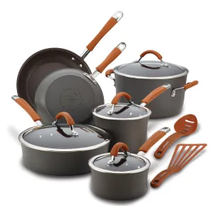 Cucina Hard Anodized 12-Piece Cookware Set