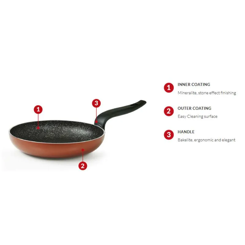 Deep Frying Pan 28CM Pepita Granit