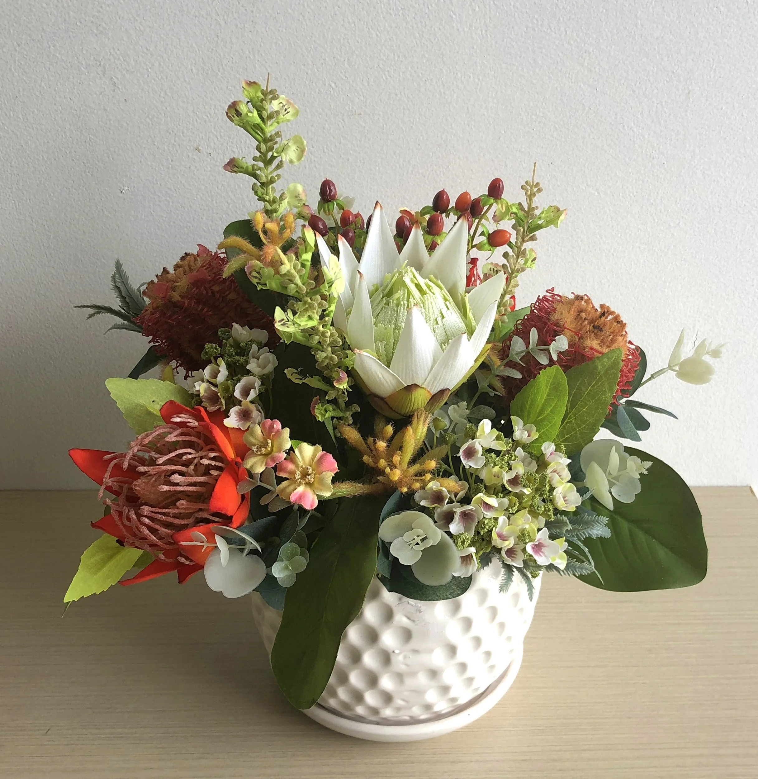 FA1064 - Native Flowers Arrangement (35cm Height)