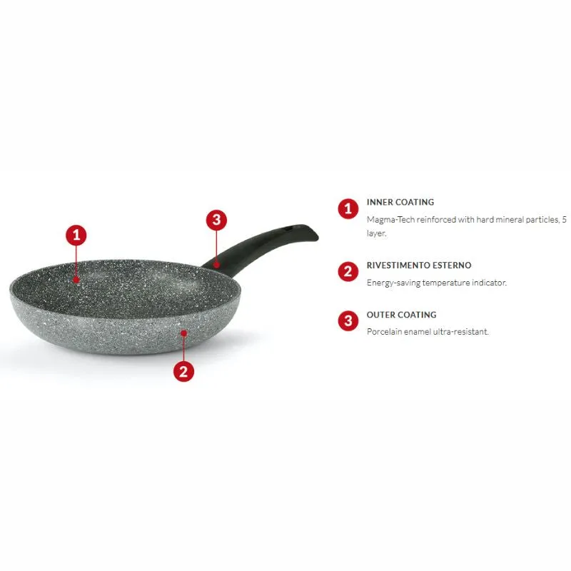 Flonal Pietra Viva Extra Deep Frying Pan 22cm