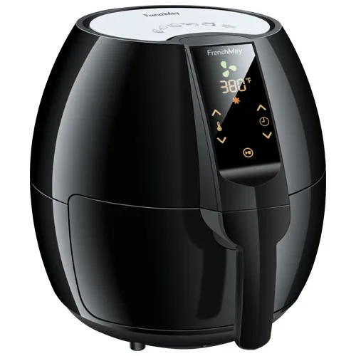 FrenchMay Air Fryer - 3.7Qt, 1500W - Comes with Recipes & CookBook - Touch Screen Control - Dishwasher