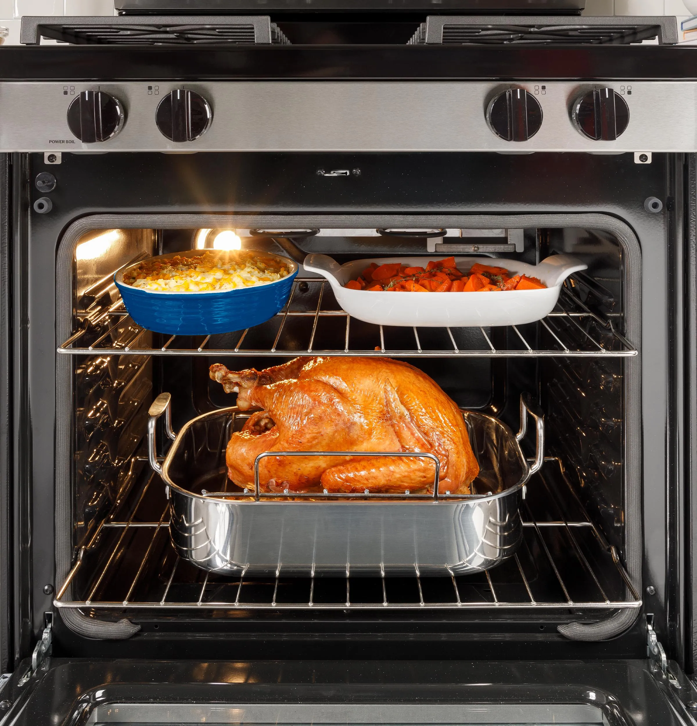 GGF500PVWW GE® 30" Free-Standing Gas Range with Crisp Mode