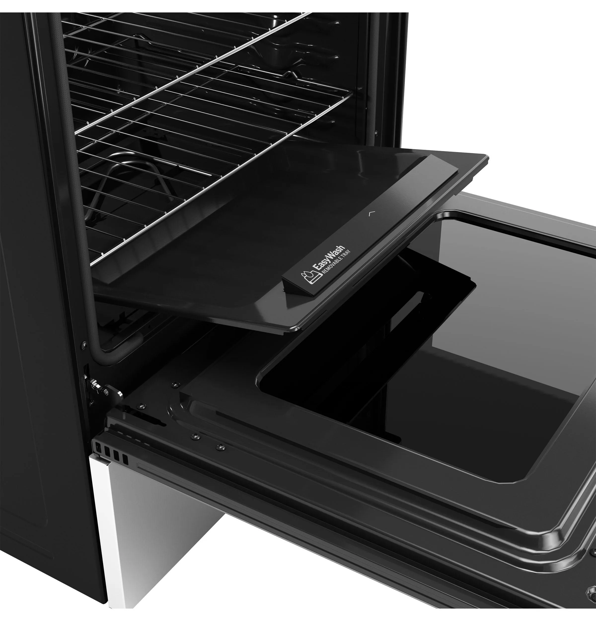 GRF600AVSS GE® 30" Free-Standing Electric Convection Range with No Preheat Air Fry and EasyWash™ Oven Tray