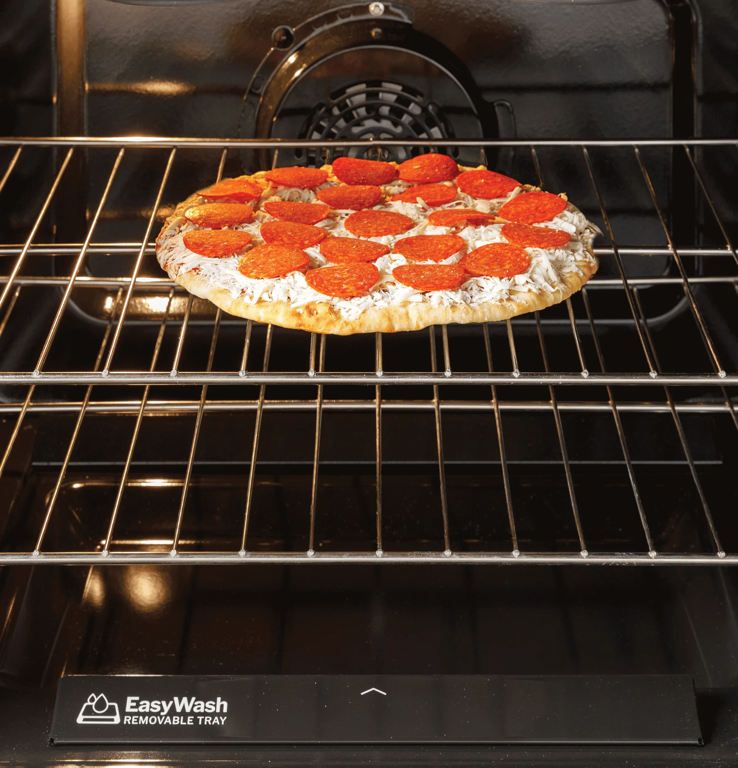 GRF600AVSS GE® 30" Free-Standing Electric Convection Range with No Preheat Air Fry and EasyWash™ Oven Tray