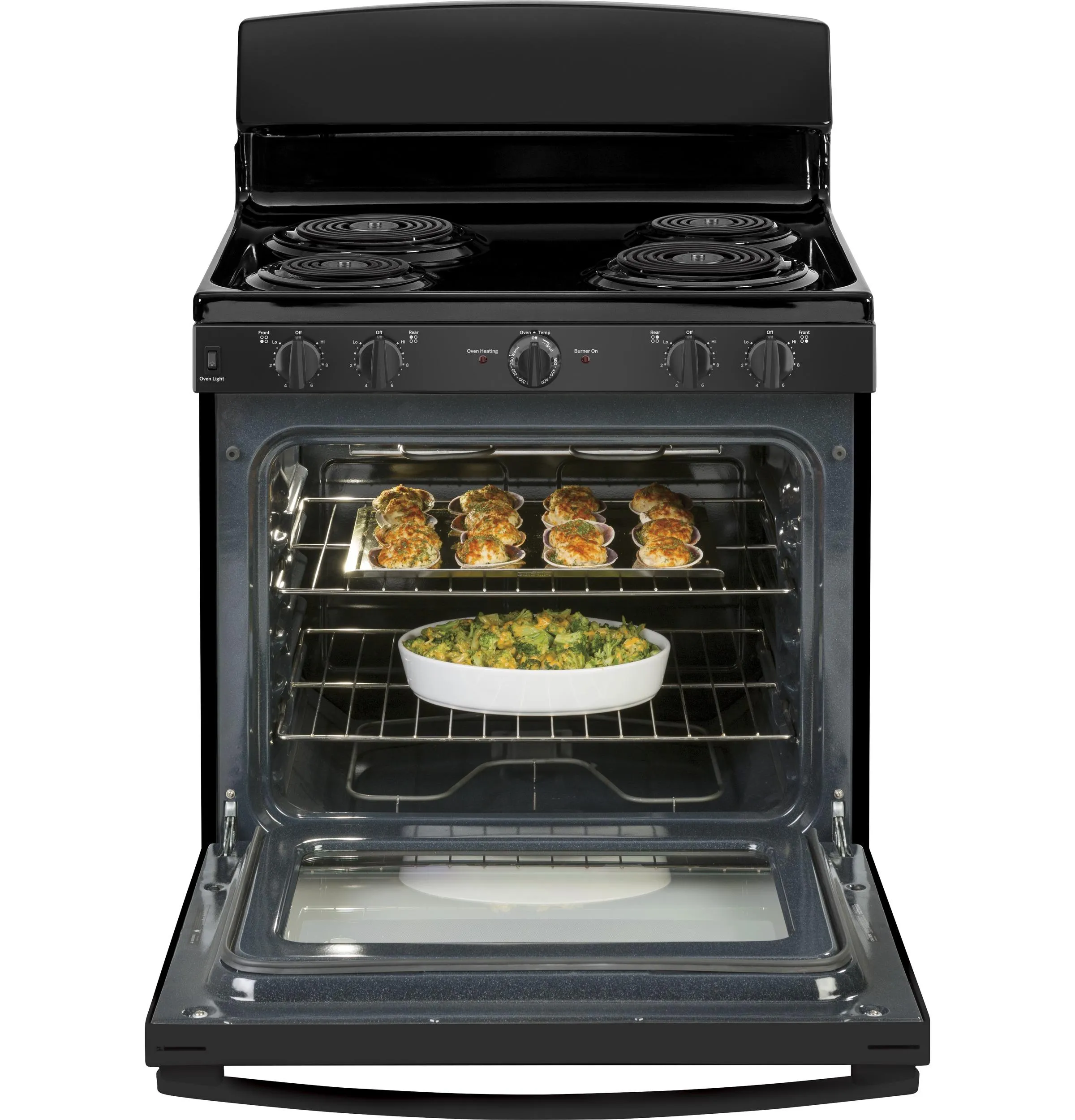 JBS460DMBB GE® ENERGY STAR® 30" Free-Standing Electric Range