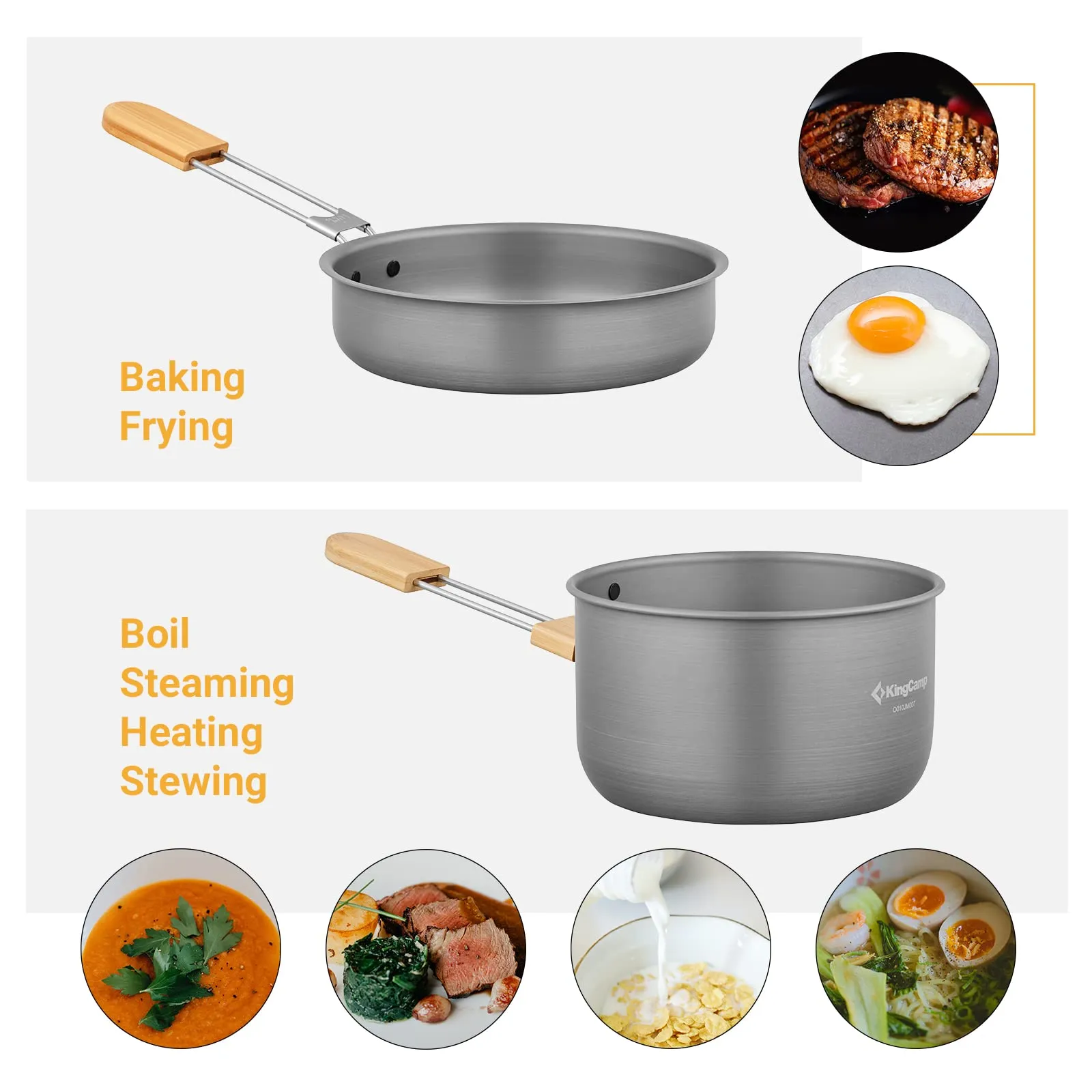 KingCamp NIGHTSTALKER Camping Cookware Set