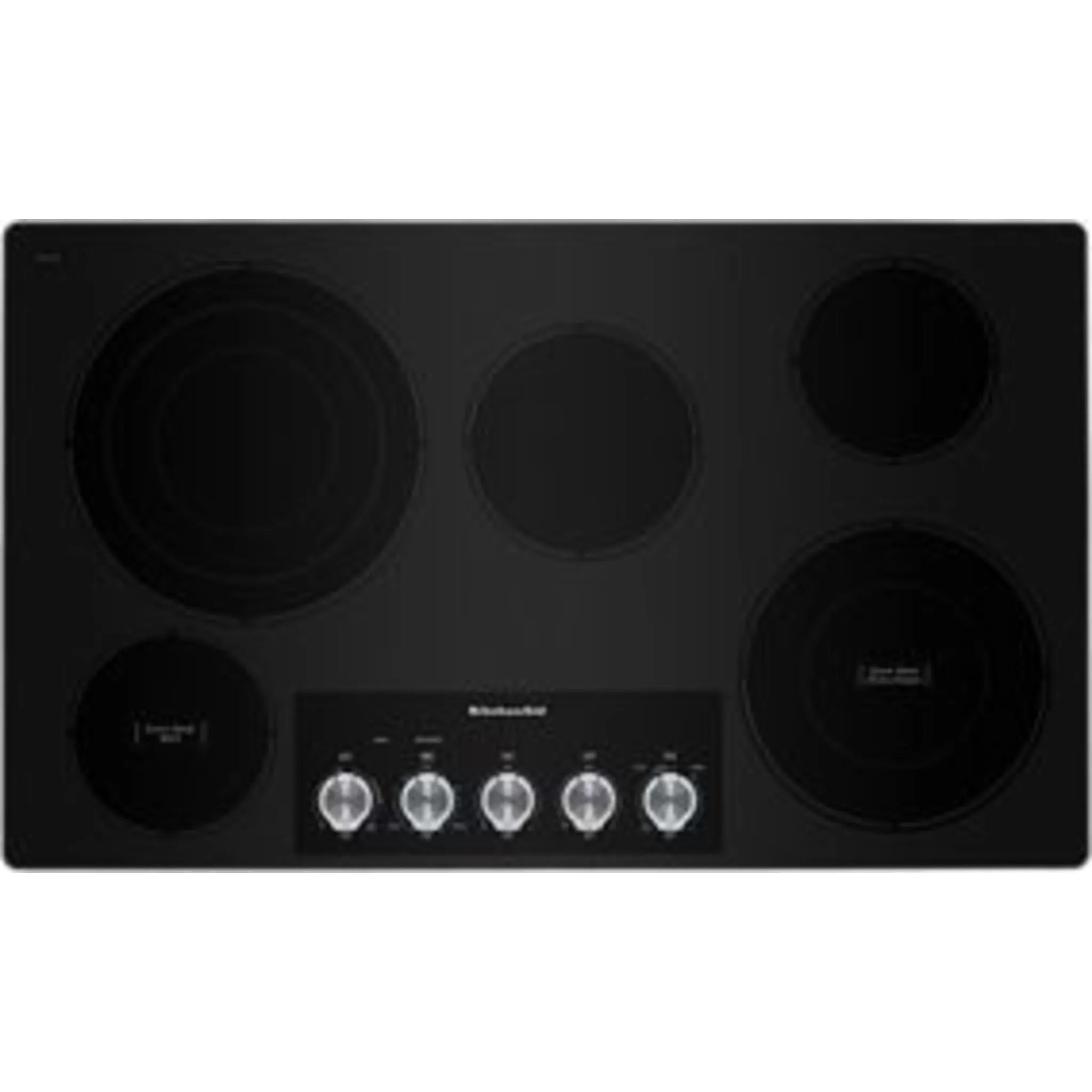 KitchenAid  36" Electric Cooktop with 5 Elements and Knob Controls (KCES556HSS)