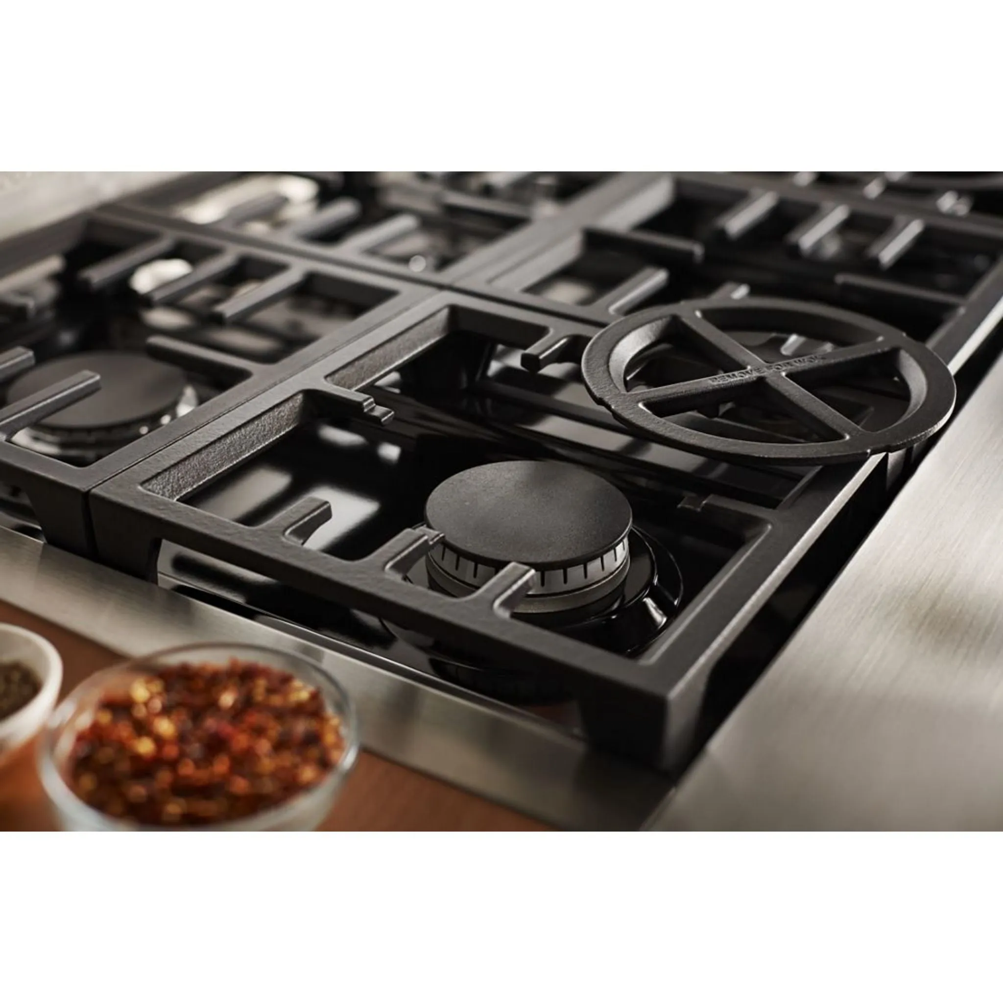 KitchenAid 48" Gas Cooktop (KCGC558JSS) - Stainless Steel