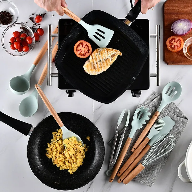 Kitchenware Cooking Utensils Set Non-stick Cookware Kitchen Tool Set