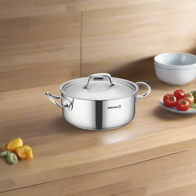 Korkmaz Proline Casserole Silver 20cm