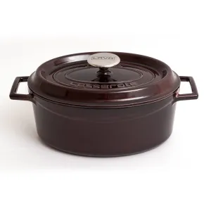 LAVA Premium Oval Cast Iron Dutch Oven 21x27 cm