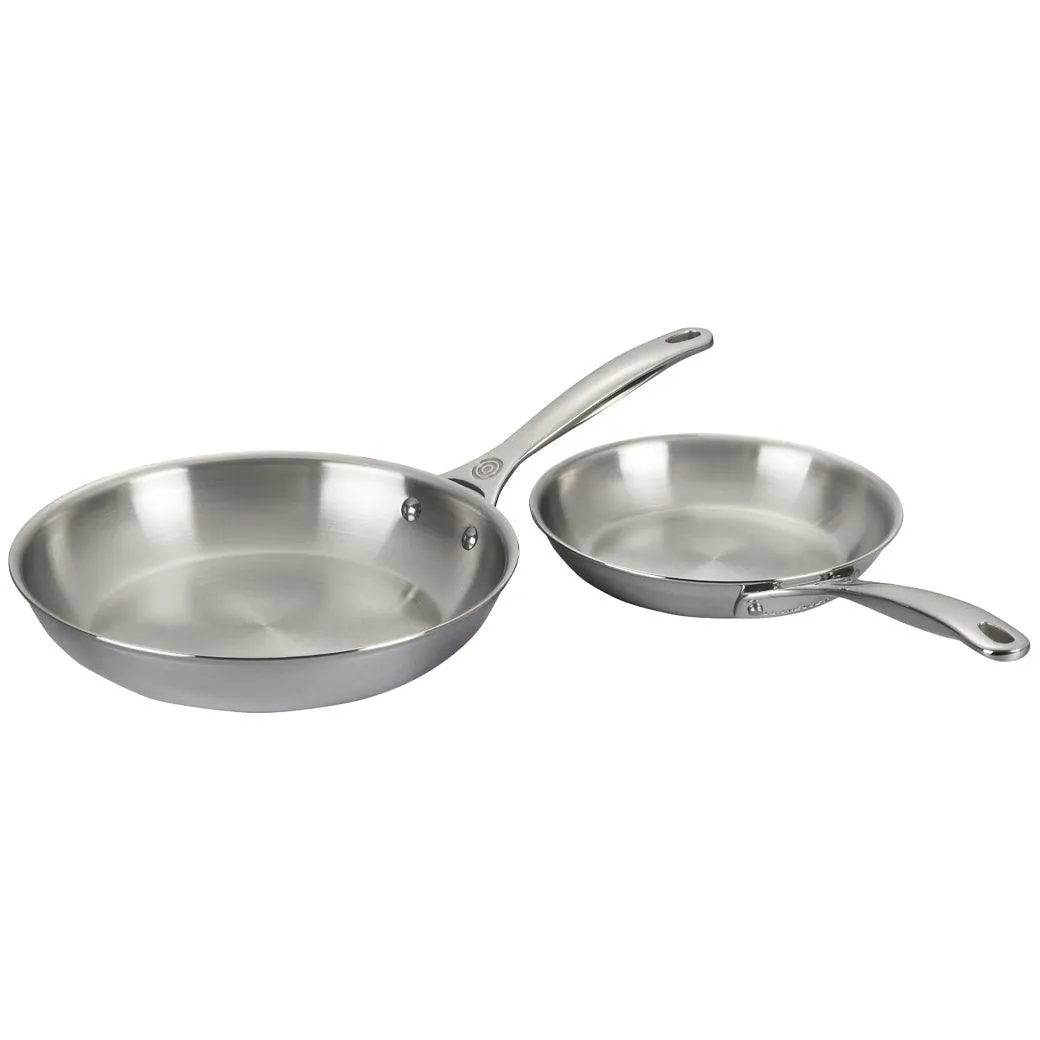 Le Creuset 2 Piece Set (8″ Fry Pan & 10″ Fry Pan)