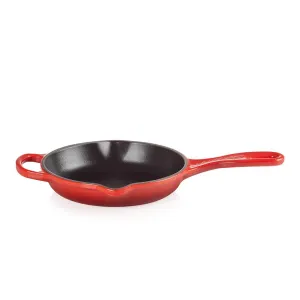 Le Creuset 6.33'' Enameled Cast Iron Signature Iron Handle Skillet