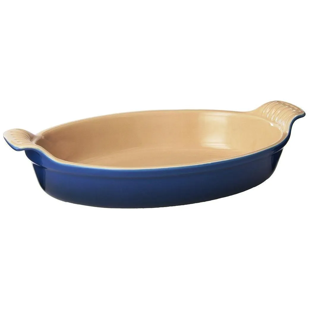 Le Creuset Heritage Oval 1-Quart, 9.5″ Au Gratin Dish