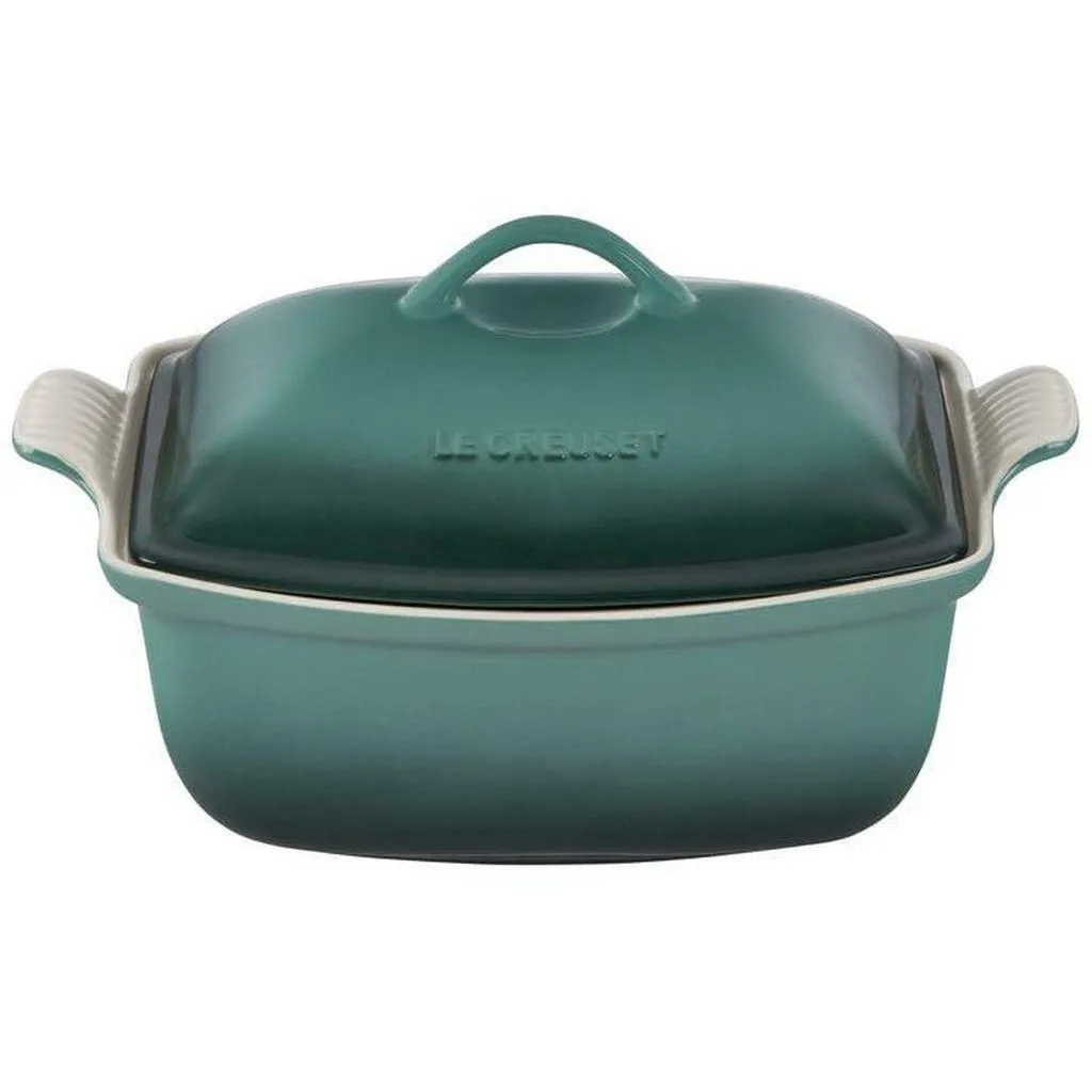 Le Creuset Heritage Stoneware Deep Baker with Lid, 4.5 qt.