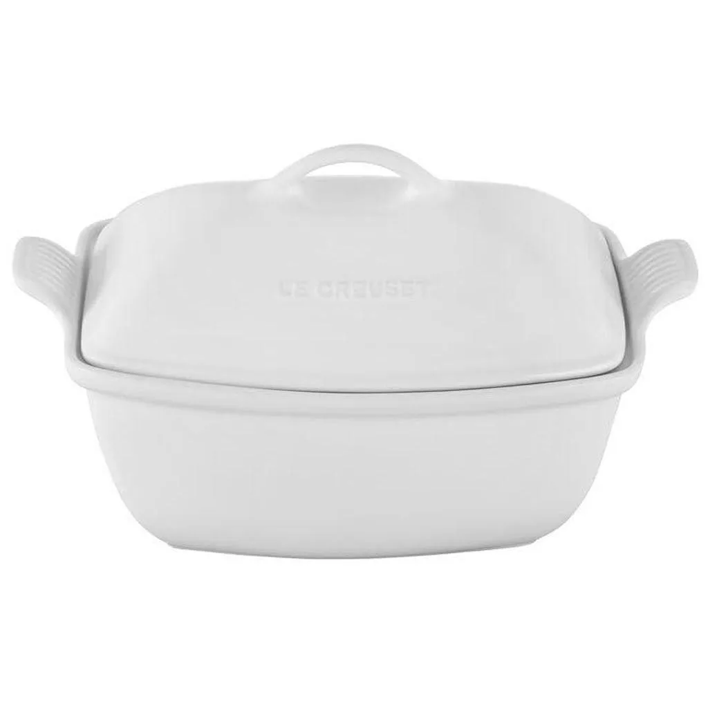 Le Creuset Heritage Stoneware Deep Baker with Lid, 4.5 qt.