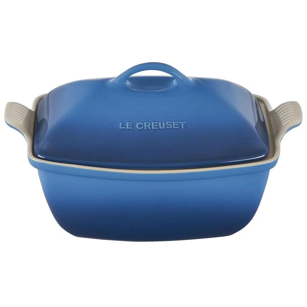 Le Creuset Heritage Stoneware Deep Baker with Lid, 4.5 qt.