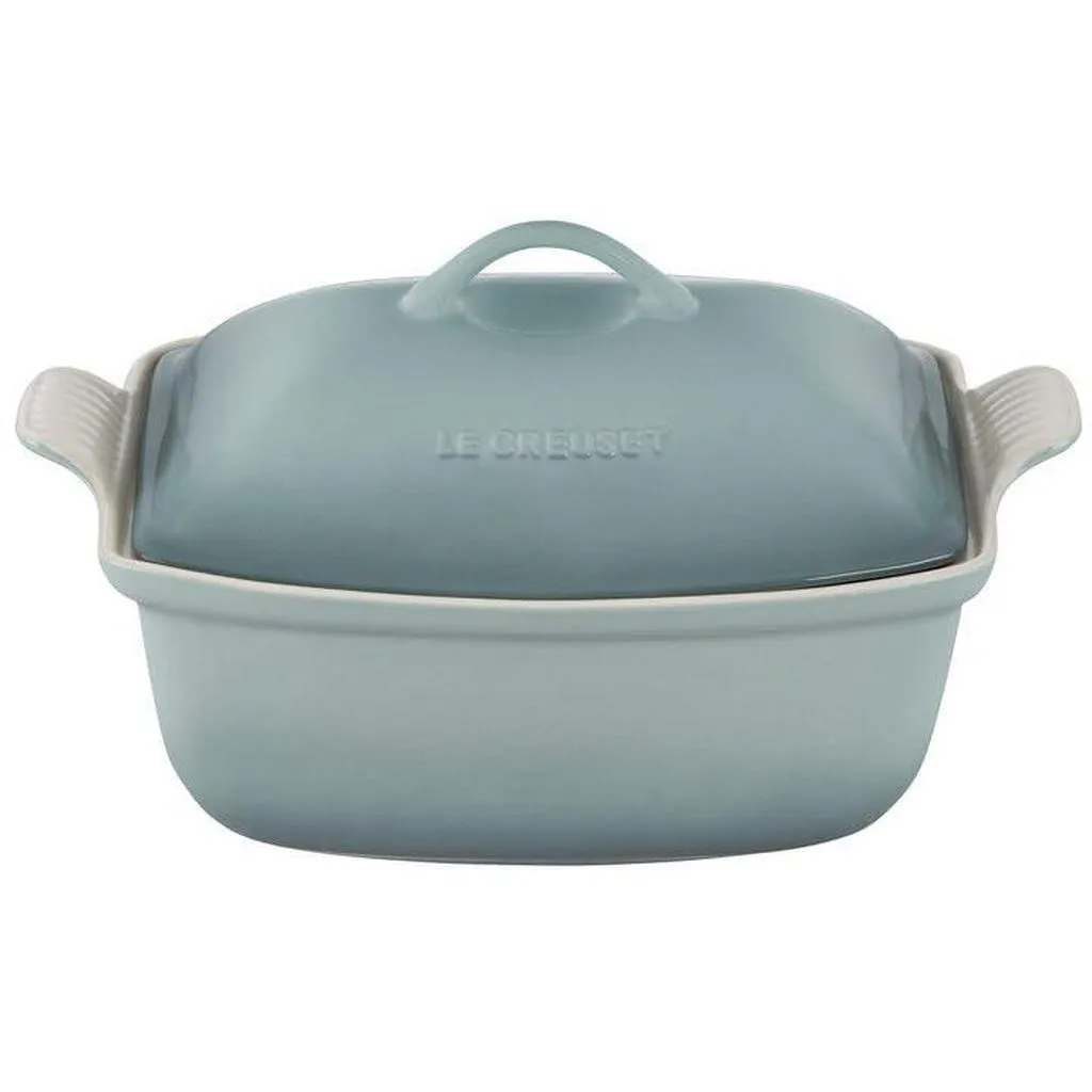 Le Creuset Heritage Stoneware Deep Baker with Lid, 4.5 qt.