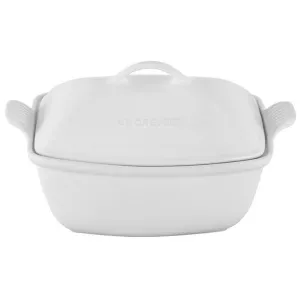 Le Creuset Heritage Stoneware Deep Baker with Lid, 4.5 qt.