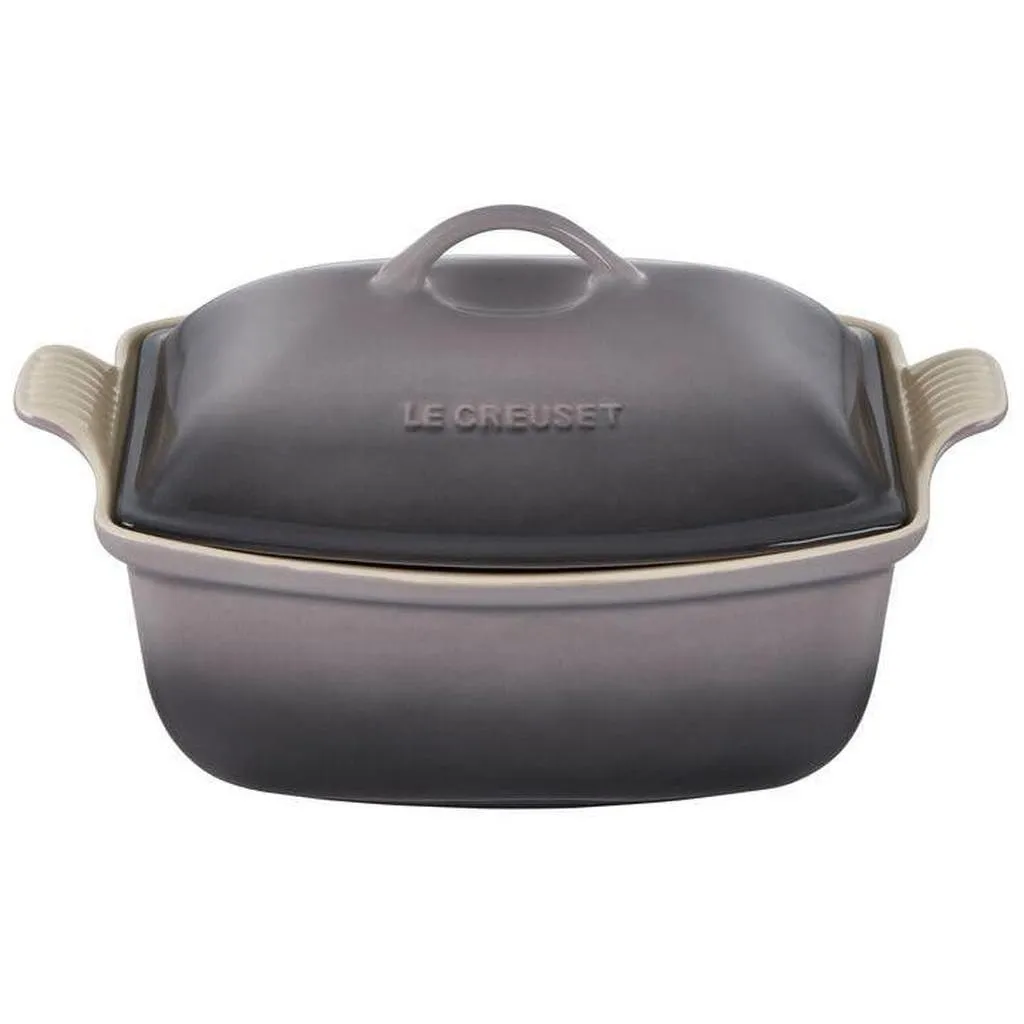 Le Creuset Heritage Stoneware Deep Baker with Lid, 4.5 qt.