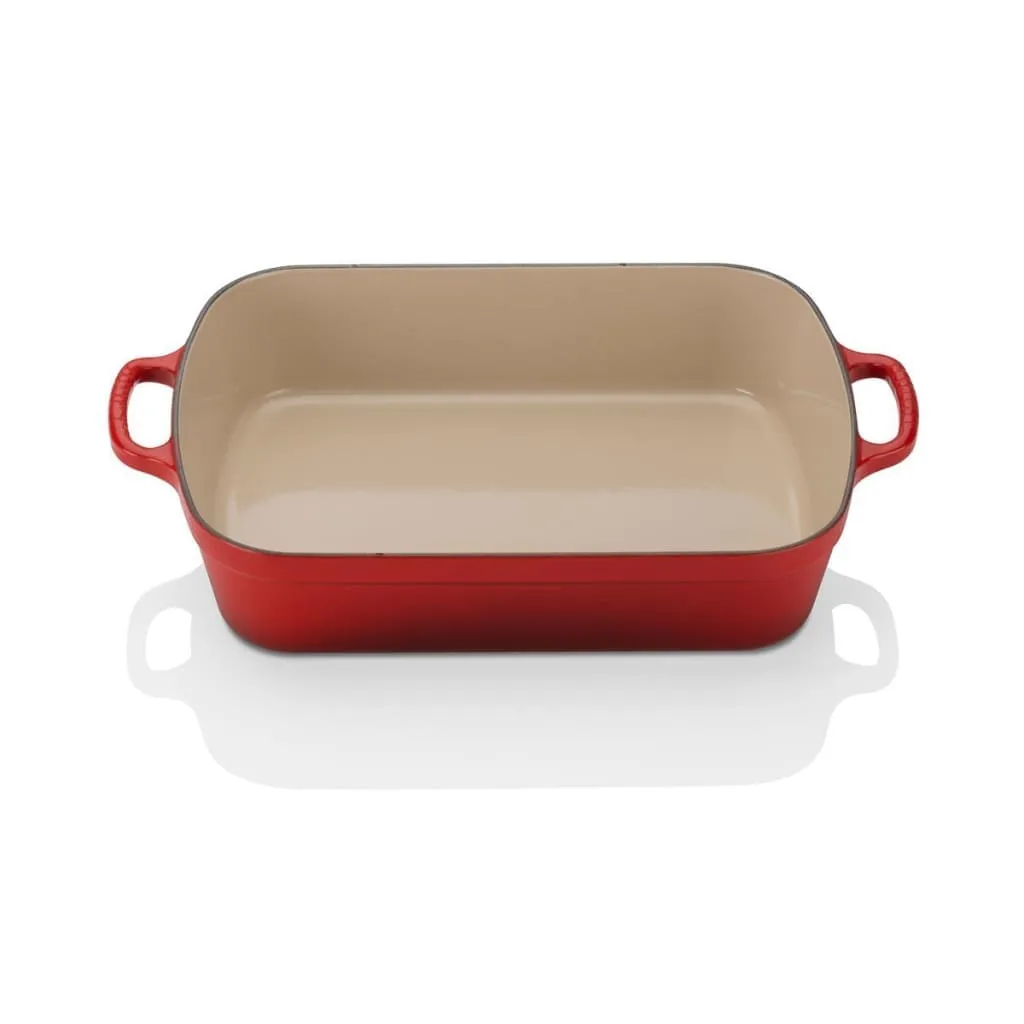 Le Creuset Signature Cast Iron Rectangular Roaster 33cm Cerise